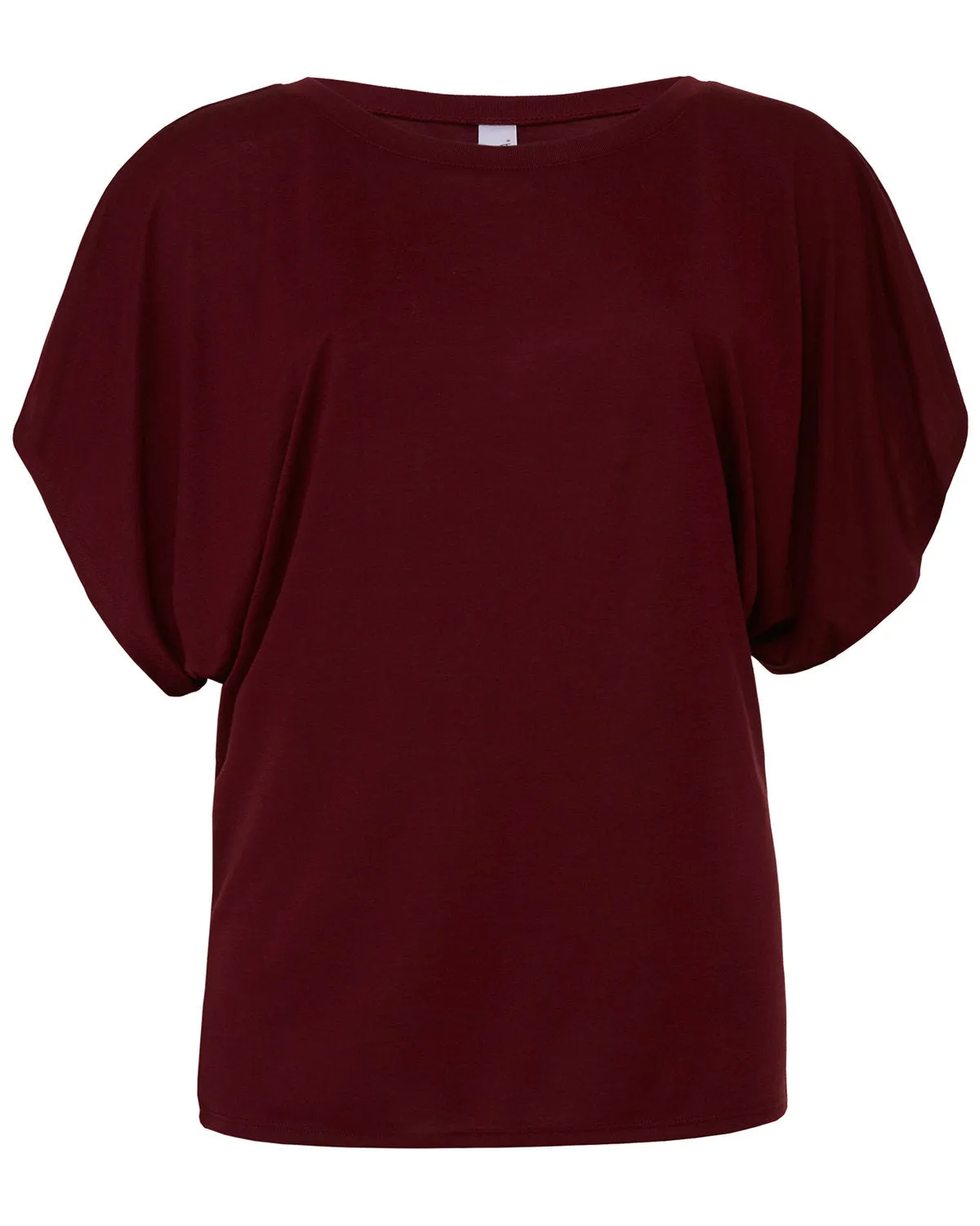 Bella   Canvas Ladies' Flowy Draped Sleeve Dolman T-Shirt