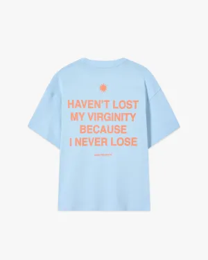 VIRGINITY TEE BABY BLUE